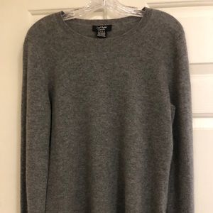 Lord and Taylor Cashmere Crew Neck Sweater Size Large